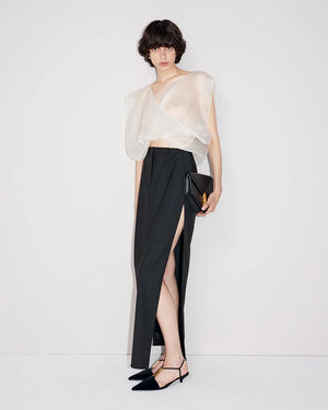 SHARP MAXI SKIRT