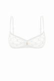 SHEER LACE BRA WHITE