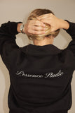 Signature Cropped Polo - Black