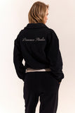 Signature Cropped Polo - Black
