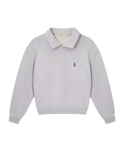LE CLUB CROPPED POLO - GREY