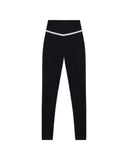 Ultimate Piping Black Leggings