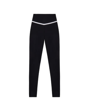 Ultimate Piping Black Leggings