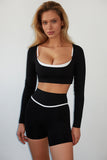 Ultimate Piping Black Shorts