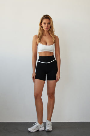 Ultimate Piping Black Shorts