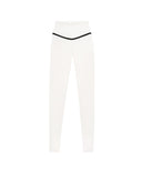 Ultimate Piping White Leggings