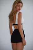 ULTIMATE RIBBED SHORTS BLACK