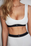 ULTIMATE RIBBED TOP WHITE