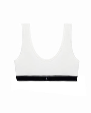 ULTIMATE RIBBED TOP WHITE