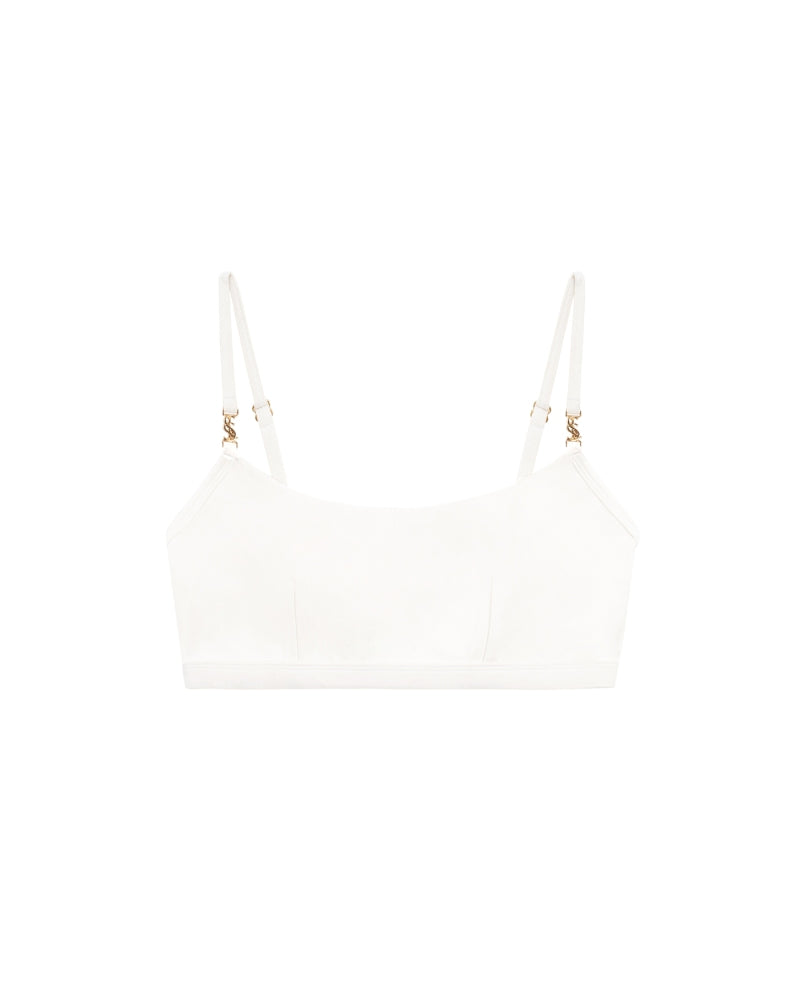 Ultimate Scoop Bra - White