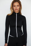 Ultimate Sculpting Zip Up Jacket - Black