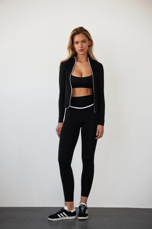 Ultimate Sculpting Zip Up Jacket - Black