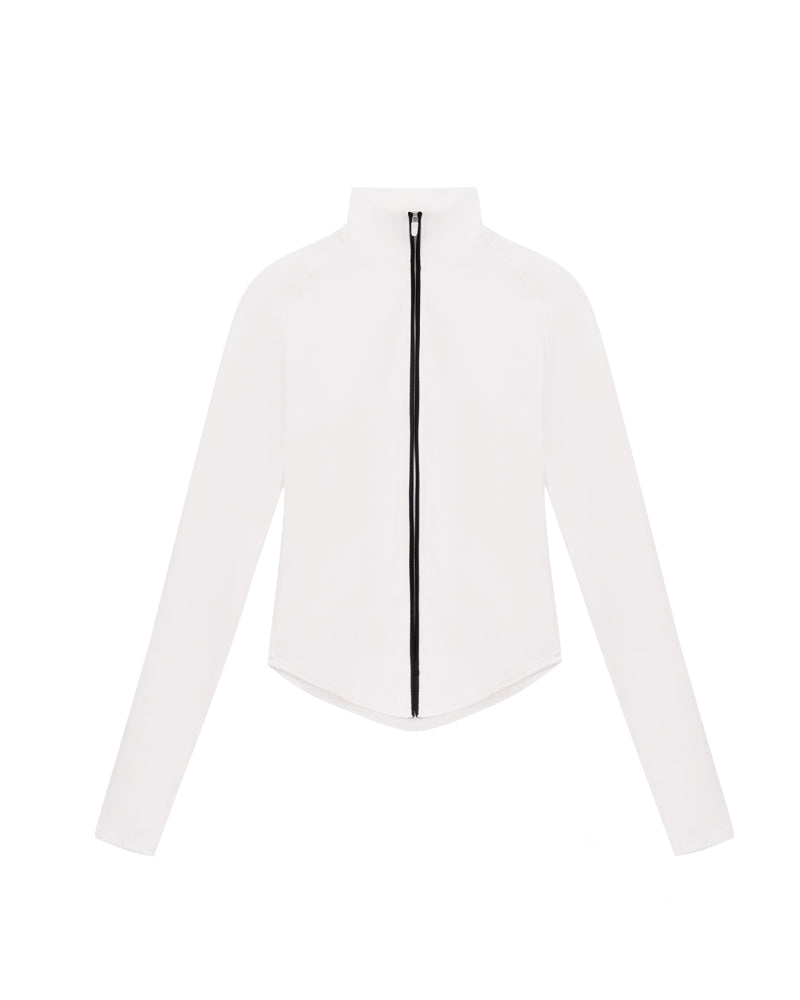 Ultimate Sculpting Zip Up Jacket - White