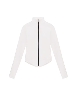 Ultimate Sculpting Zip Up Jacket - White
