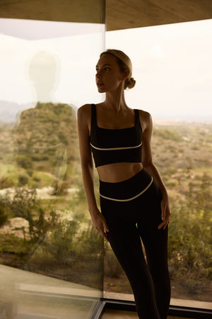 Ultimate Square Neck Bra - Black