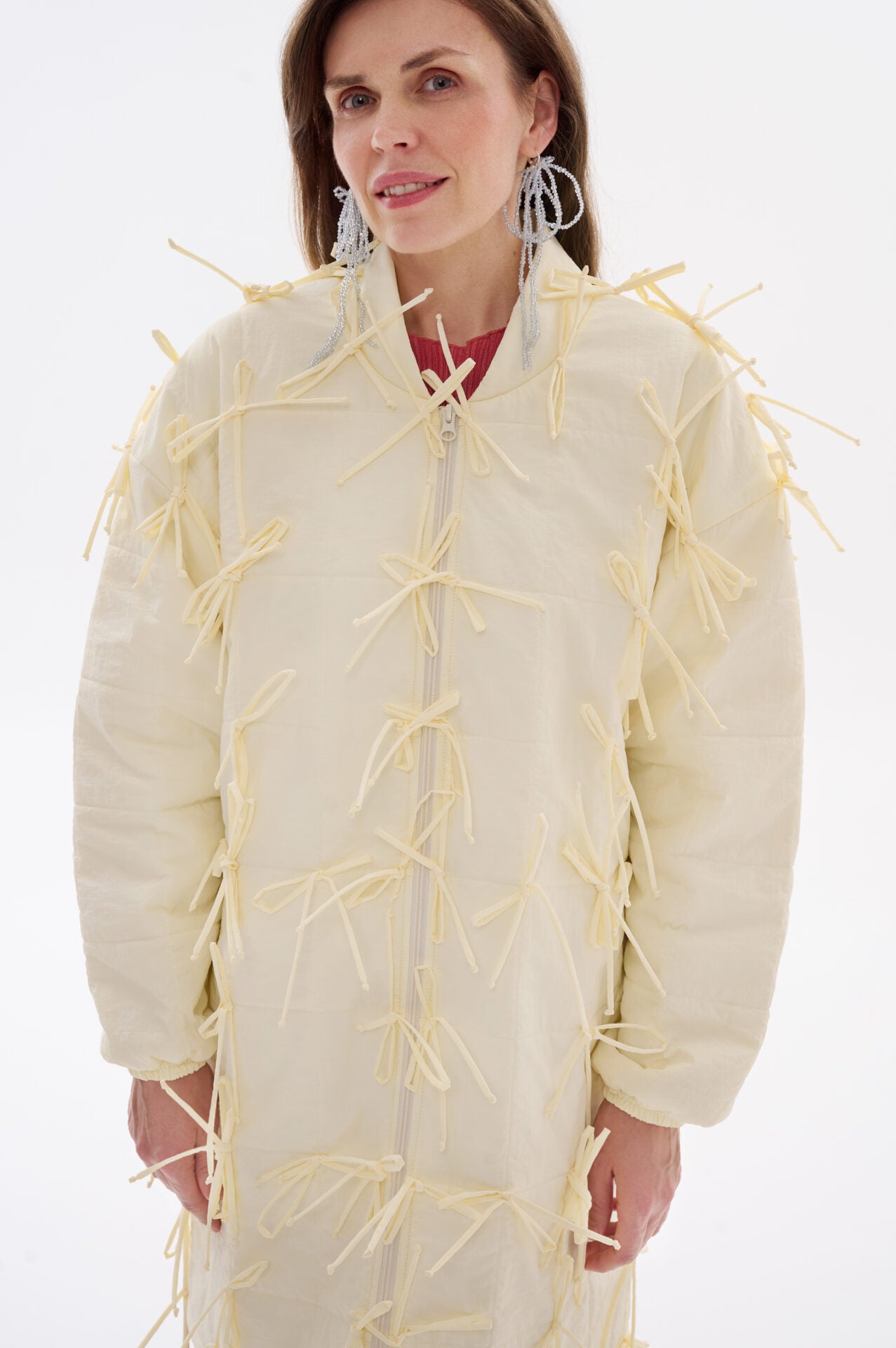 Пуховик конструктор максі