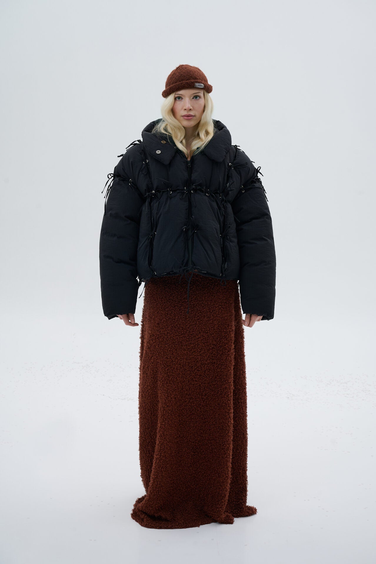 Пуховик конструктор міні