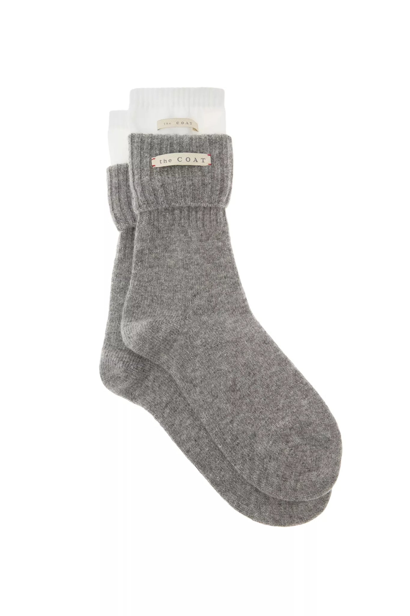 Шкарпетки кашемірові з білим манжетом