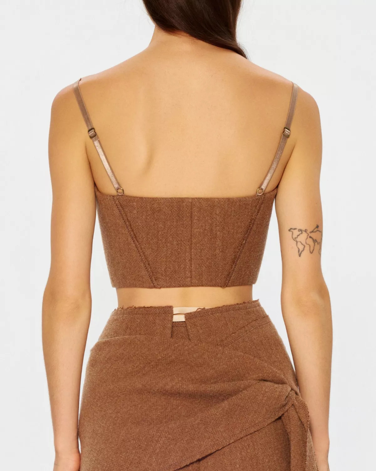 Короткий корсет з вовни