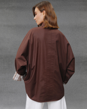 Комбінована оверсайз сорочка