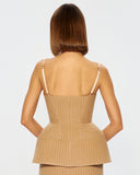 Iconic корсет з вовни в смужку