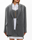 Жакет однобортний