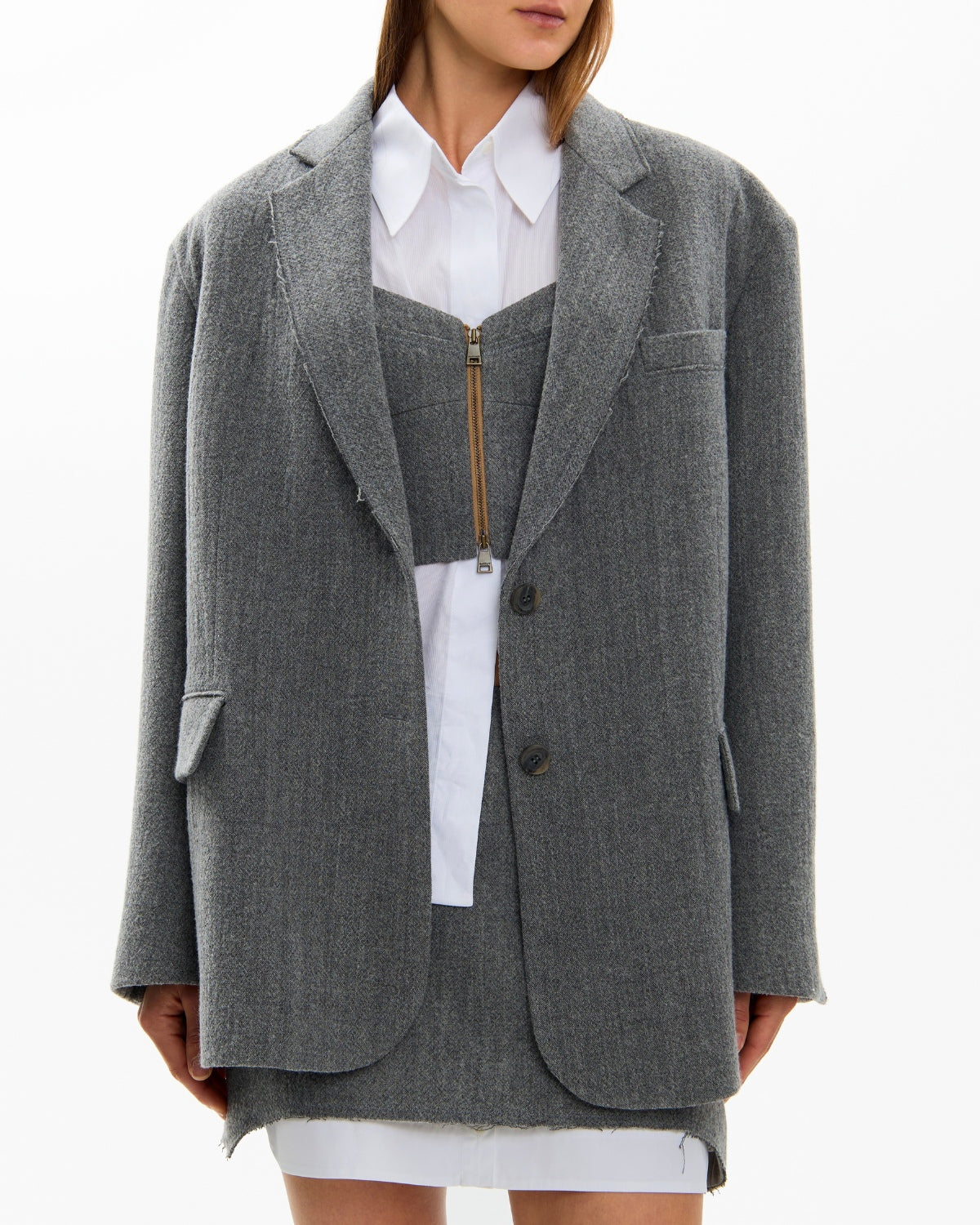 Жакет однобортний