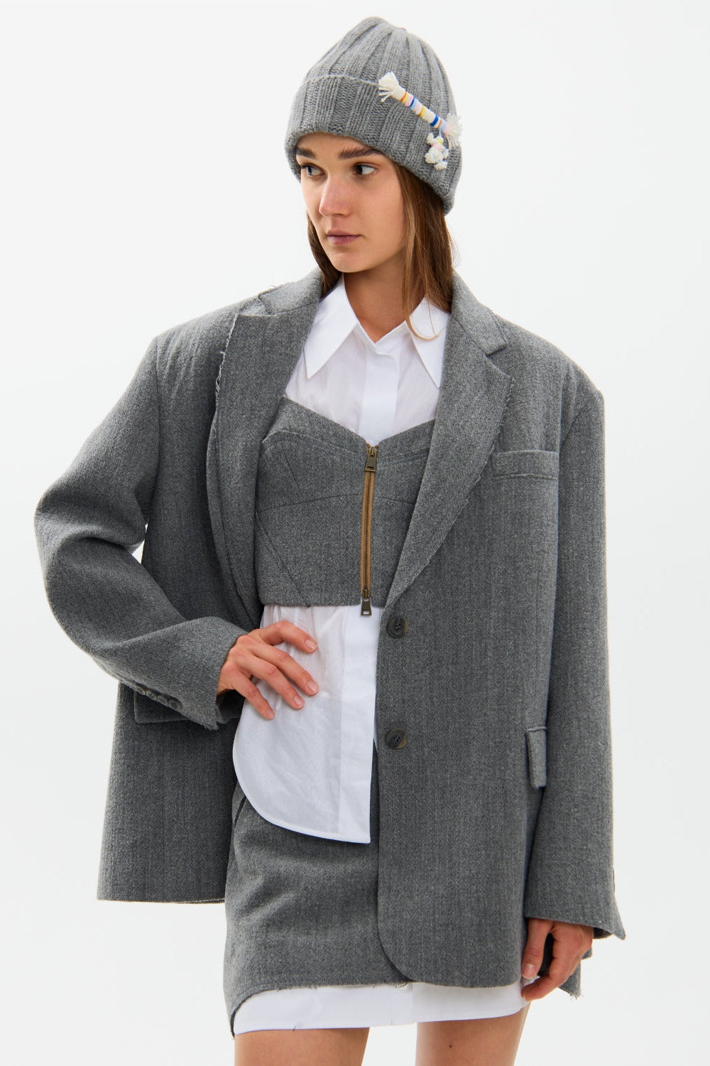 Жакет однобортний