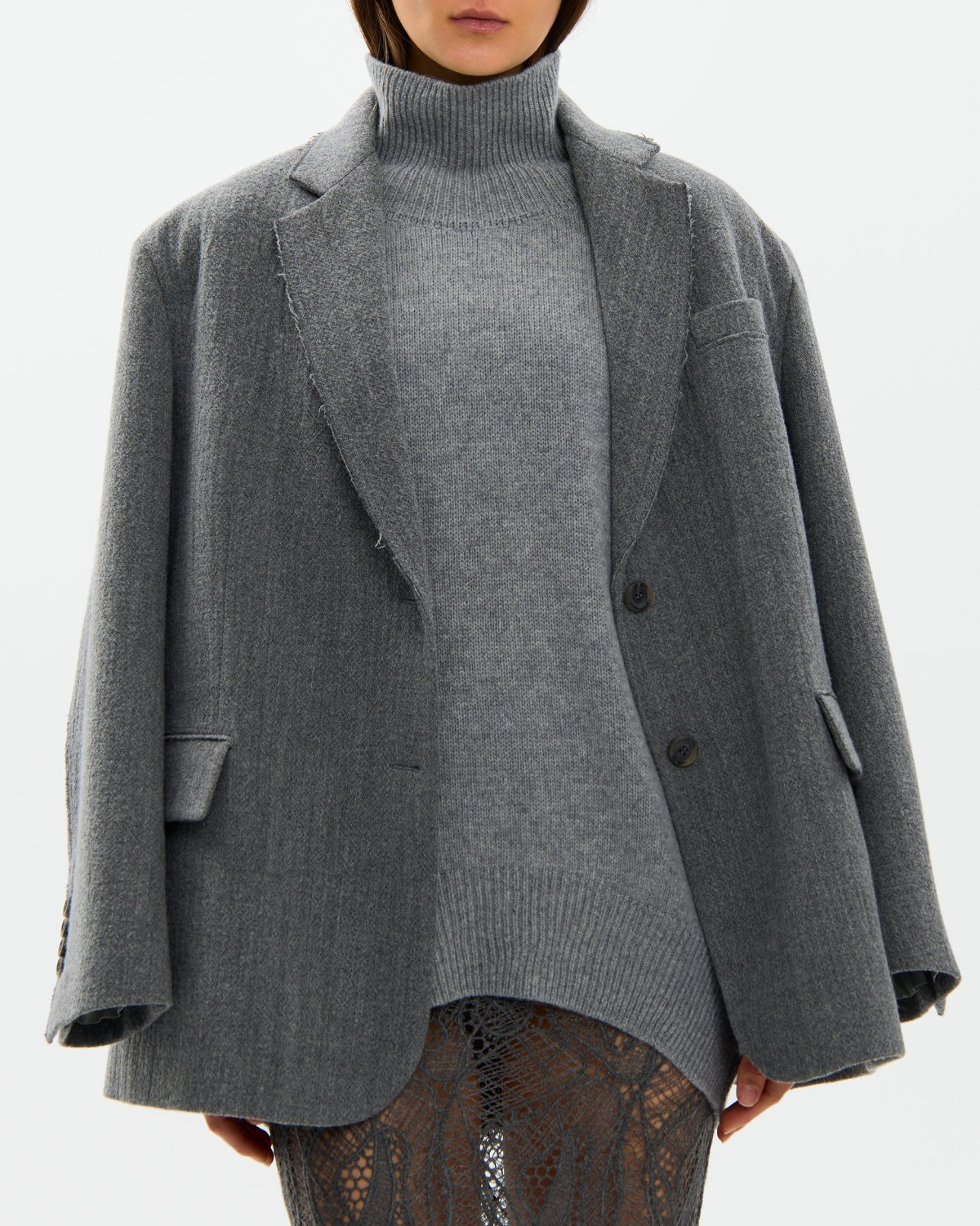 Жакет однобортний