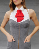 Сукня футляр міді на бретелях